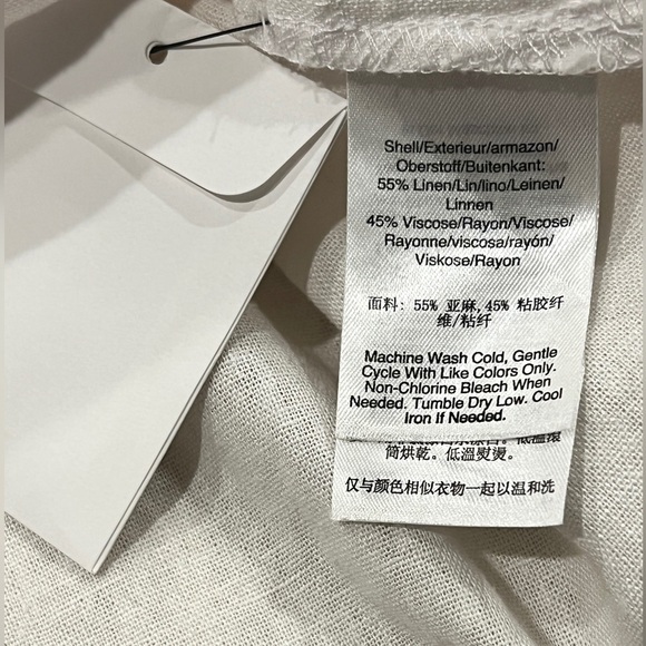 Donna Karan Utilty Women's Drawstring Waist Shirt - Size XL - Picture 4 of 5